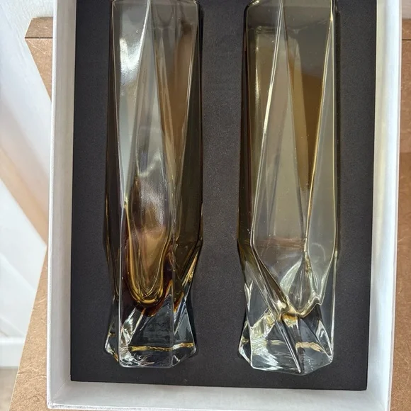 MAX ID NY ghost flute light amber pair - Picture 3 of 5